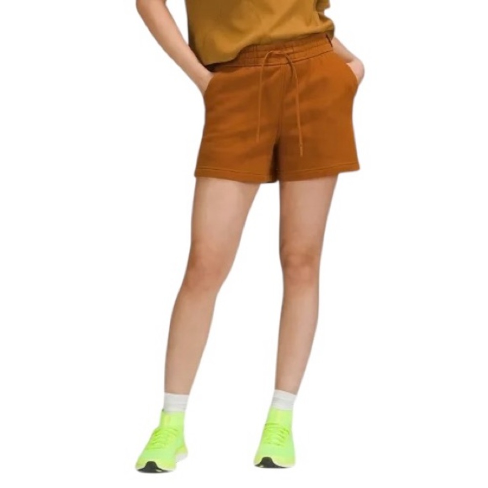 Lululemon Loungeful High-Rise Short 4" In Roasted Brown
